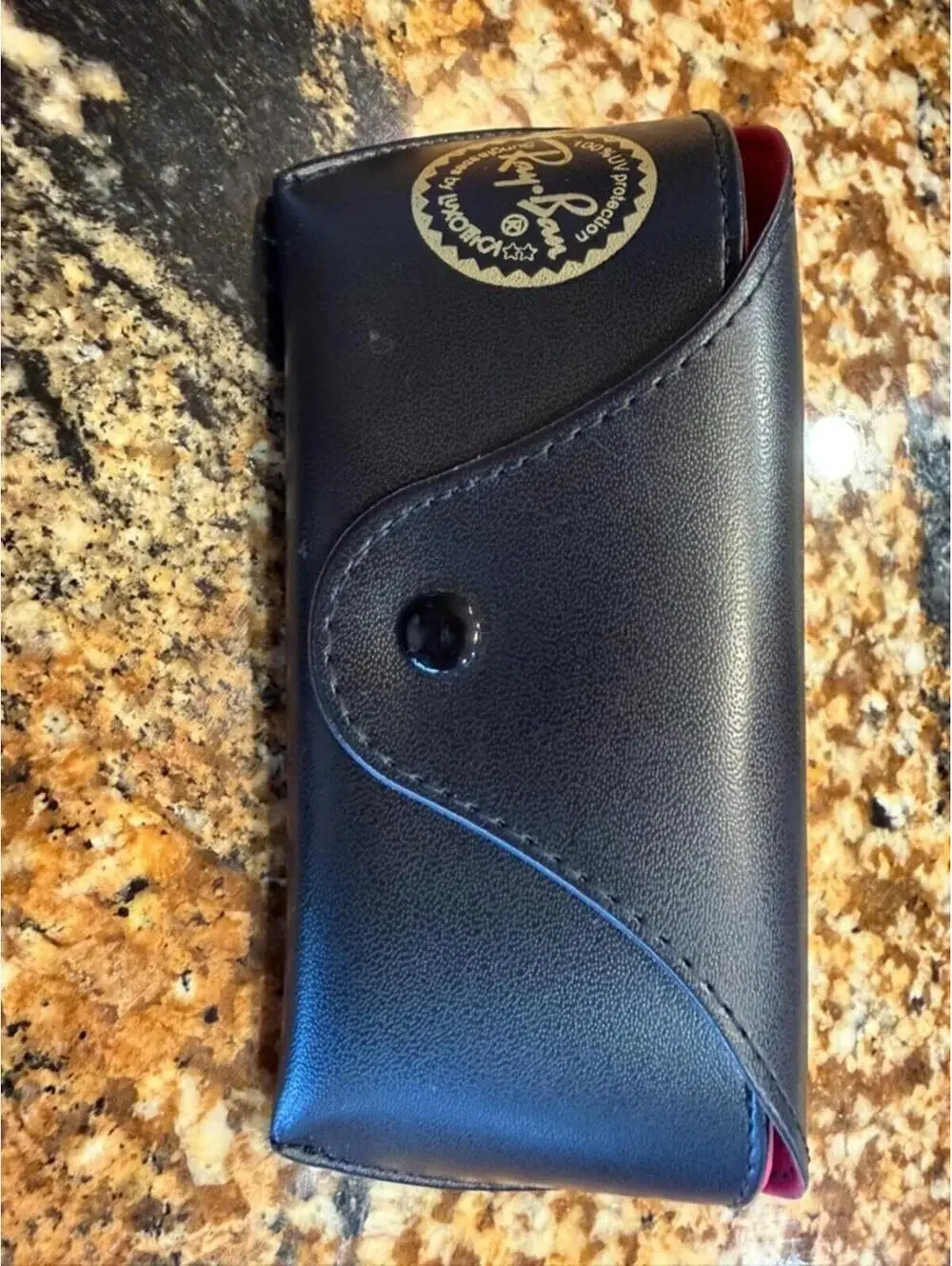 Authentic RayBan Leather Case-Black - Picture 3 of 6